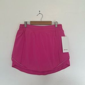 NWT Pink Lululemon Hotty Hot HR Skort in Women’s 8